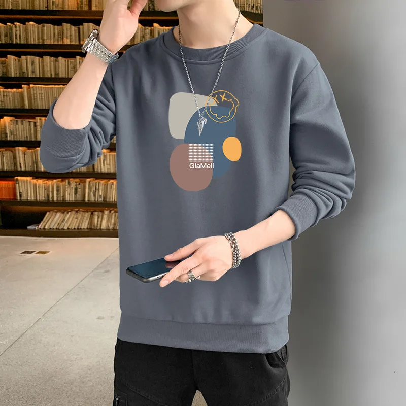 New Round Neck Long-sleeved T-shirt Men's Autumn Loose Bottoming Shirt Spring and Autumn Ins Trendy Top Sweater
New Round Neck Long-sleeved T-shirt Men's Autumn Loose Bottoming Shirt Spring and Autumn Ins Trendy Top Sweater
