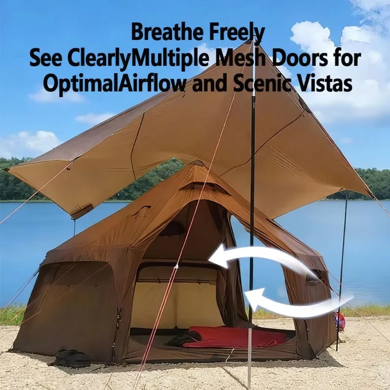 Waterproof Durable Low MOQ Trusted Manufacturer Inflatable Camping Tent for Resort Procurement
Waterproof Durable Low MOQ Trusted Manufacturer Inflatable Camping Tent for Resort Procurement