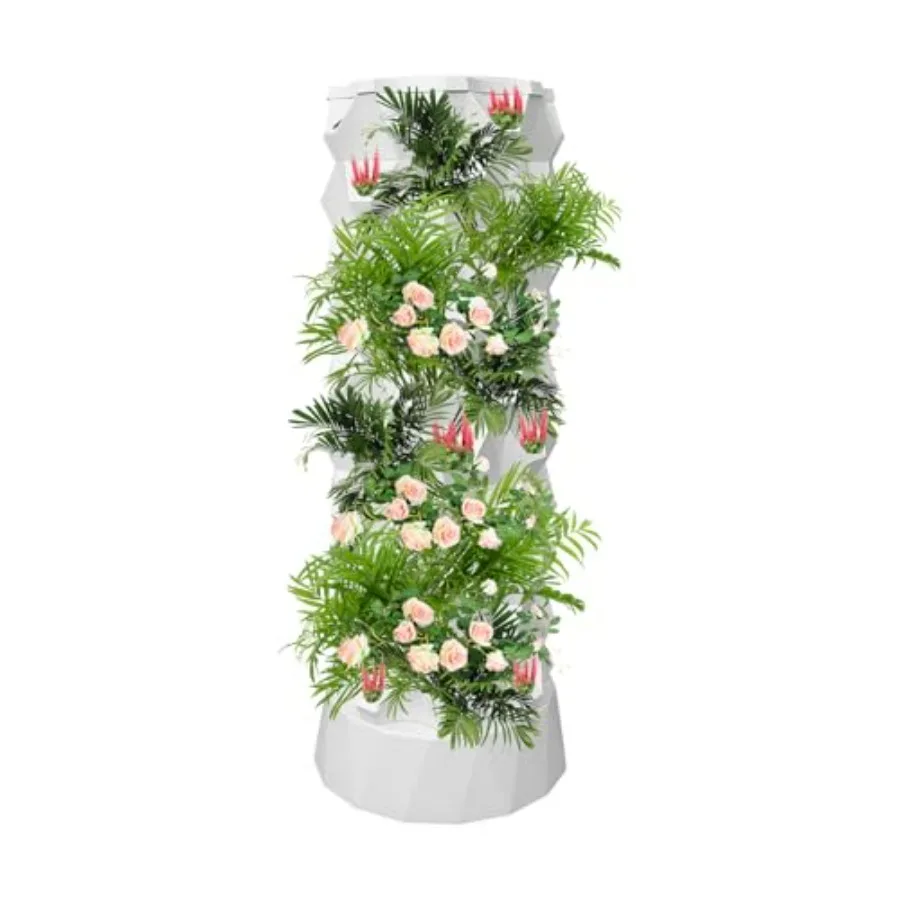 Hydroponic Garden Tower 80 Slots Vertical Planter with Water Pump for Indoor Outdoor Home Gardening High-Rise Building
Hydroponic Garden Tower 80 Slots Vertical Planter with Water Pump for Indoor Outdoor Home Gardening High-Rise Building