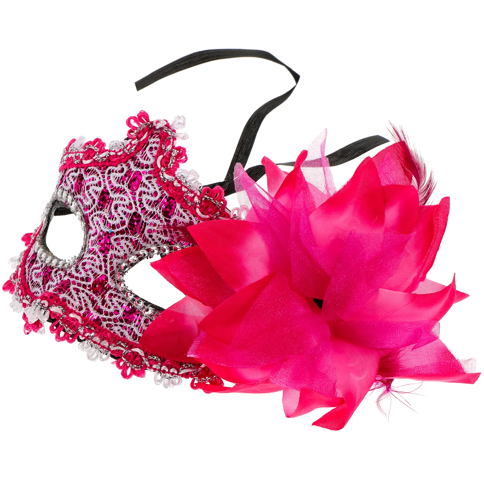 Venetian Lace Mask Flower Crystal Rhinestones Halloween Masquerade Ball Costume Party Face Mask
Venetian Lace Mask Flower Crystal Rhinestones Halloween Masquerade Ball Costume Party Face Mask