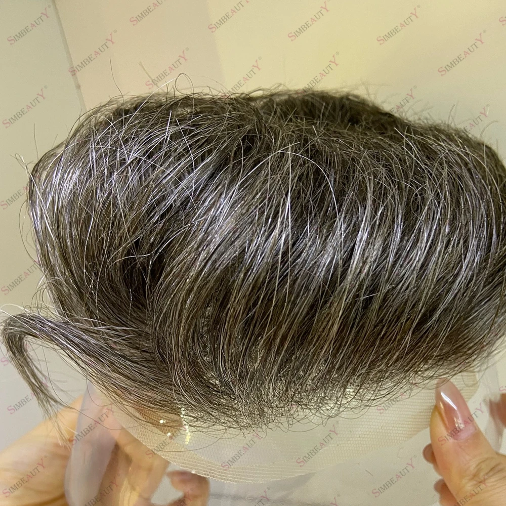 1B65 320# Black Brown Mixed Gray Hair Human Hair Full Lace Men's Toupee for Hairloss Swiss Lace Invisible Natural Hairline Wig
1B65 320# Black Brown Mixed Gray Hair Human Hair Full Lace Men's Toupee for Hairloss Swiss Lace Invisible Natural Hairline Wig