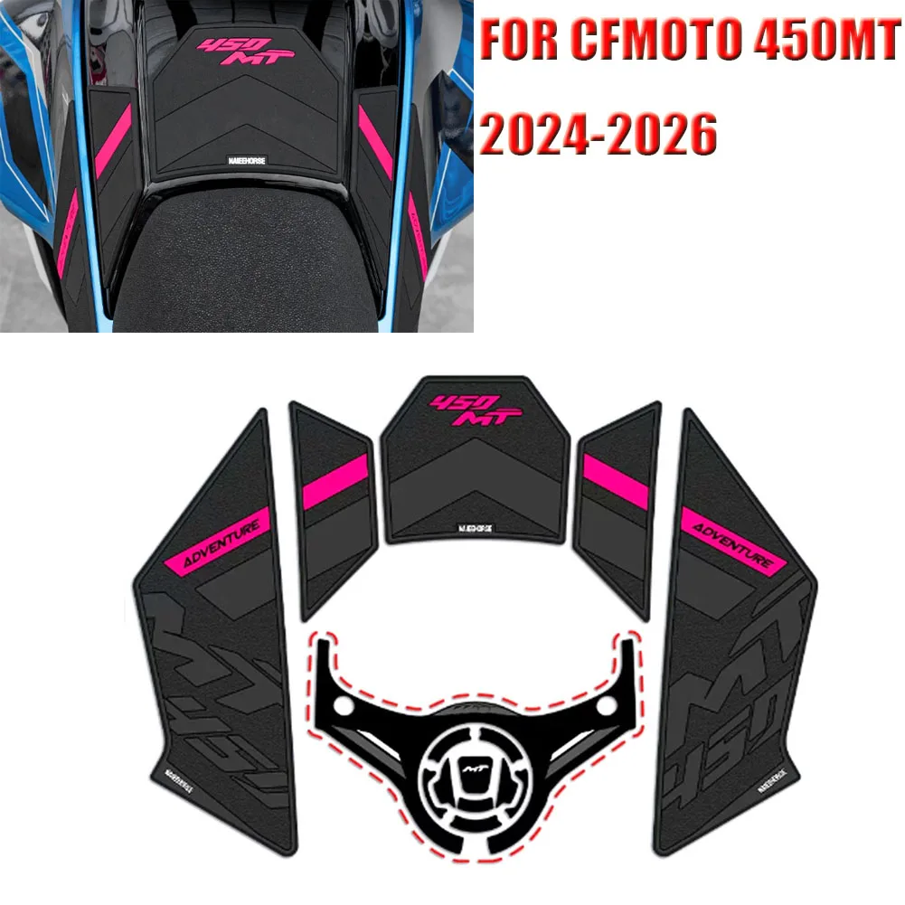 For CFMOTO 450MT 2024-2026 Motorcycle Thickened Fuel Tank Pad Protector Sticker Side Pad Knee Grip Decal Kit Rubber Decoration
For CFMOTO 450MT 2024-2026 Motorcycle Thickened Fuel Tank Pad Protector Sticker Side Pad Knee Grip Decal Kit Rubber Decoration