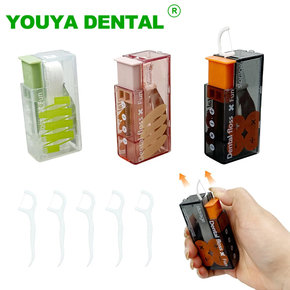 2 Box Portable Floss Dispenser Includes 20pcs Floss Automatic Dental Floss Storage Box Flosser Picks Toothpick Teeth Stick Oral
2 Box Portable Floss Dispenser Includes 20pcs Floss Automatic Dental Floss Storage Box Flosser Picks Toothpick Teeth Stick Oral