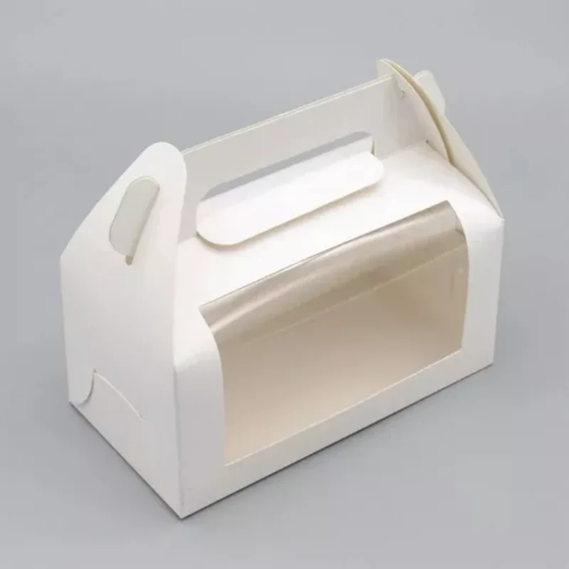 20pcs/50pcs White Disposable Cardboard Boxes with Window, Perfect for Bread, Pastries, Cookies, and More
20pcs/50pcs White Disposable Cardboard Boxes with Window, Perfect for Bread, Pastries, Cookies, and More