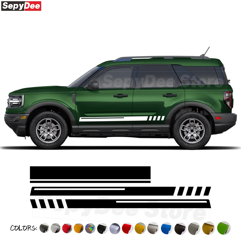 Car Body Door Side Stickers Hood Engine Cover Stripe Kits Vinyl Film Decals for Ford Bronco Sport 2021- Present Car Accessories
Car Body Door Side Stickers Hood Engine Cover Stripe Kits Vinyl Film Decals for Ford Bronco Sport 2021- Present Car Accessories