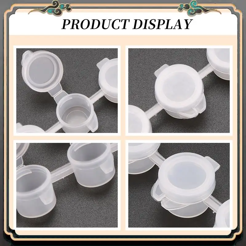 Reliable-100 Strips 600 Pots Empty Paint Strips Paint Cup Clear Plastic Storage Containers Painting Craft Supplies(3 Ml/ 0.1 Oz)
Reliable-100 Strips 600 Pots Empty Paint Strips Paint Cup Clear Plastic Storage Containers Painting Craft Supplies(3 Ml/ 0.1 Oz)