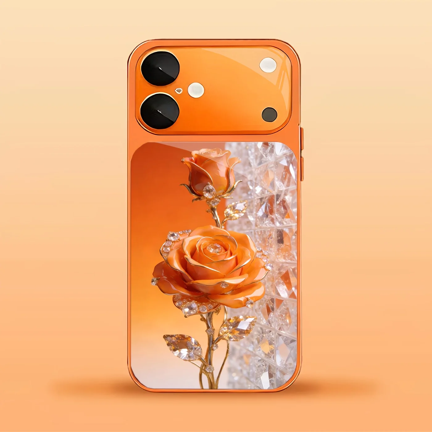 Orange Diamond Rose fashion phone cases Glass Phone Case For iphone 17 pro max cover for iPhone 17、16、15、14、13、12、11pm Pro Plus
Orange Diamond Rose fashion phone cases Glass Phone Case For iphone 17 pro max cover for iPhone 17、16、15、14、13、12、11pm Pro Plus