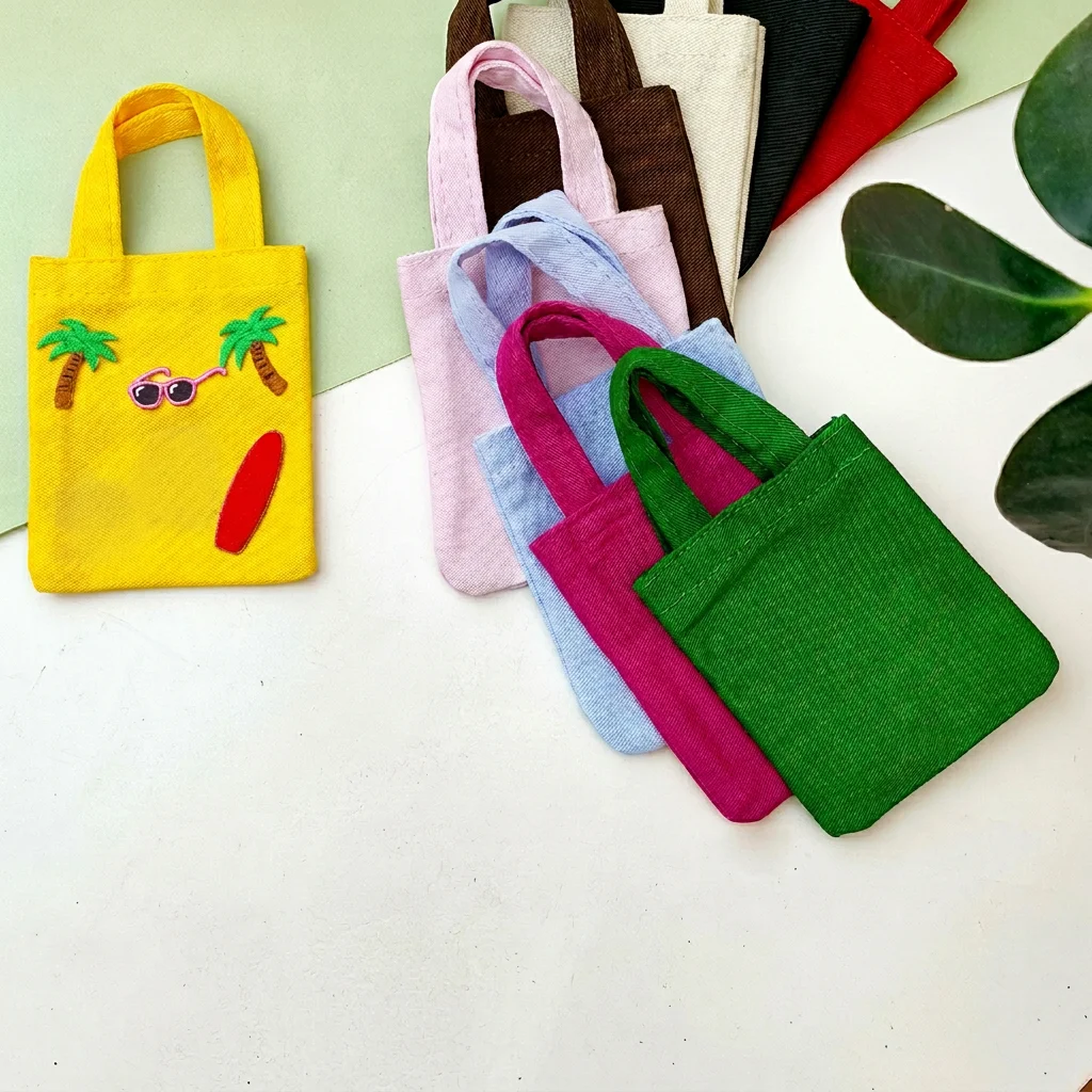 Mini Handheld Pouch Twill Cotton Compact Storage Bag Canvas Coin Purse Portable Small Bag For Casual Bags Car Ornament
Mini Handheld Pouch Twill Cotton Compact Storage Bag Canvas Coin Purse Portable Small Bag For Casual Bags Car Ornament
