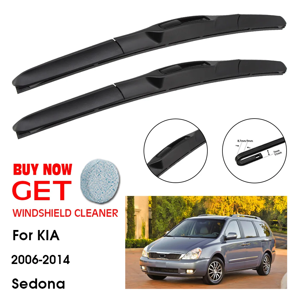 Car Wiper For KIA Sedona 26"+18" 2006-2014 Front Window Washer Windscreen Windshield Wipers Blades Accessories
Car Wiper For KIA Sedona 26"+18" 2006-2014 Front Window Washer Windscreen Windshield Wipers Blades Accessories