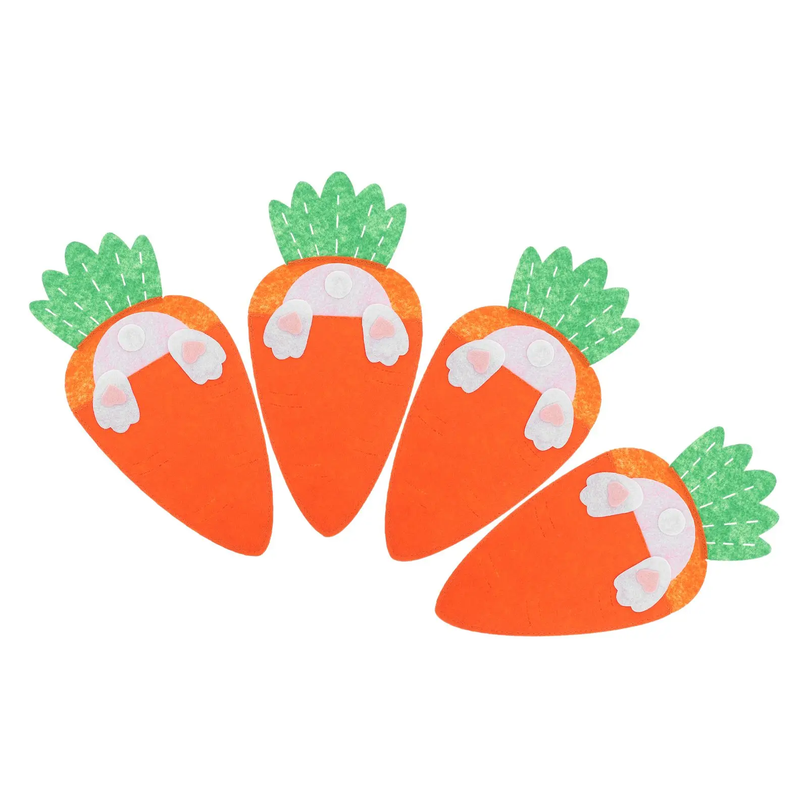 4Pcs CarrotShaped Cutlery Bags Radish Cloth KnifeFork Holders EasterBunny Tableware Storage Decor Pouches Fabric
4Pcs CarrotShaped Cutlery Bags Radish Cloth KnifeFork Holders EasterBunny Tableware Storage Decor Pouches Fabric