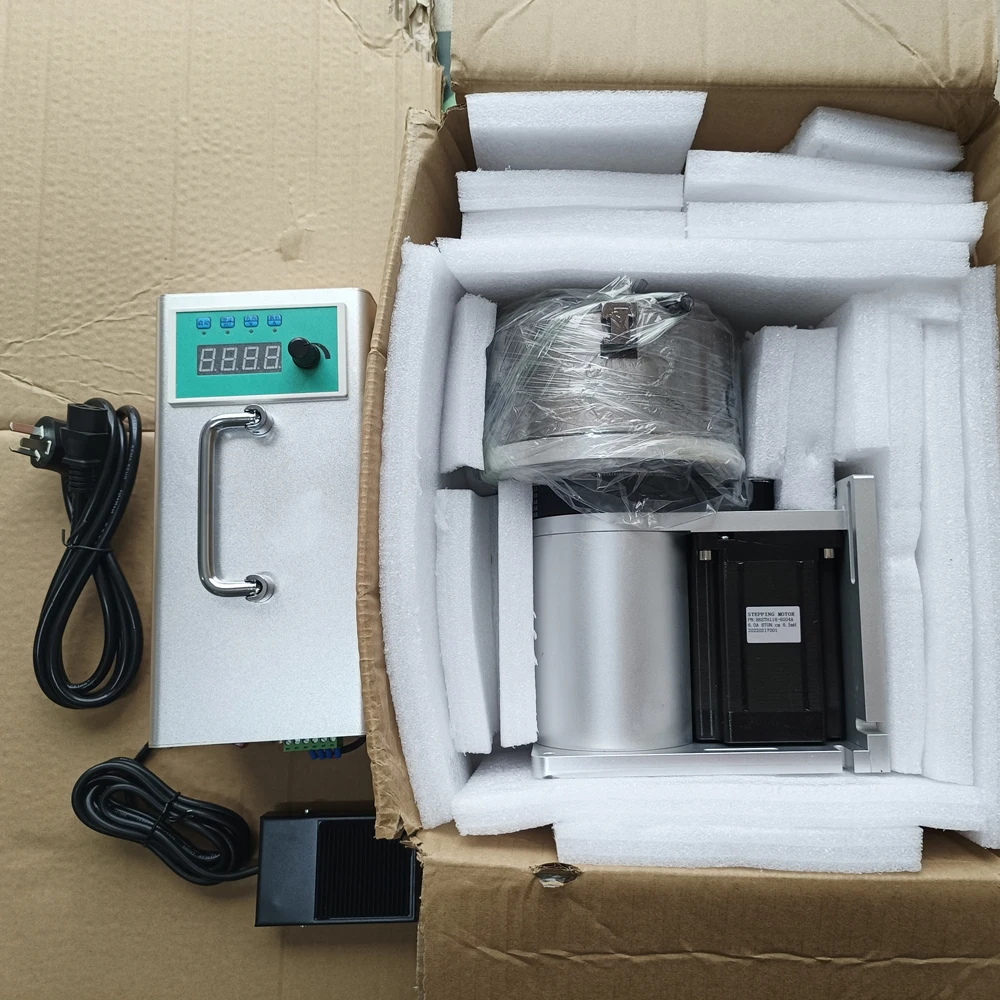 100mm 160mm Rotary Axis for Welder with PLC Control Box Three-jaw Rotary Attachment with Speed Adjustment Control
100mm 160mm Rotary Axis for Welder with PLC Control Box Three-jaw Rotary Attachment with Speed Adjustment Control