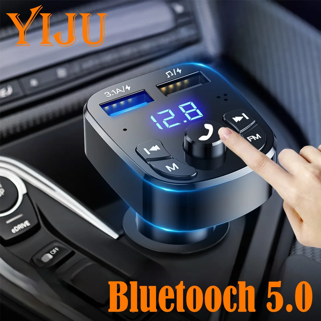 YIJU автомобильный Bluetooth 5,0 FM-передатчик беспроводной адаптер микрофон аудио приемник авто MP3-плеер двойной USB быстрое зарядное устройство автомобильные аксессуары
YIJU автомобильный Bluetooth 5,0 FM-передатчик беспроводной адаптер микрофон аудио приемник авто MP3-плеер двойной USB быстрое зарядное устройство автомобильные аксессуары