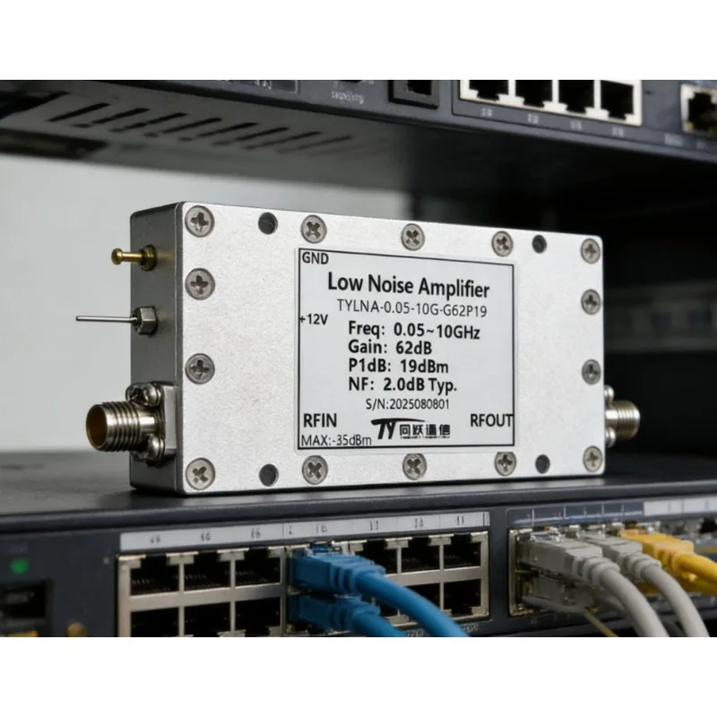 0.05-10GHz RF Low Noise Amplifier LNA Low Noise Amplifier, Signal Amplifier, Gain 62dB
0.05-10GHz RF Low Noise Amplifier LNA Low Noise Amplifier, Signal Amplifier, Gain 62dB
