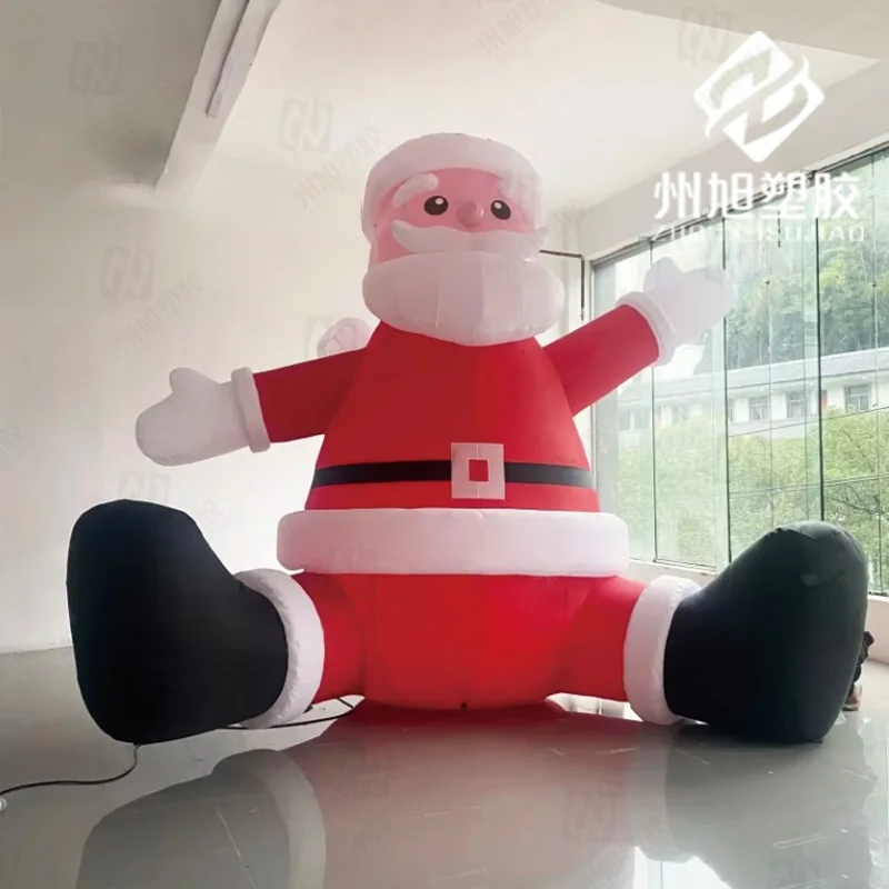 Giant inflatable Santa Claus model with LED lights Christmas stage decoration props
Giant inflatable Santa Claus model with LED lights Christmas stage decoration props