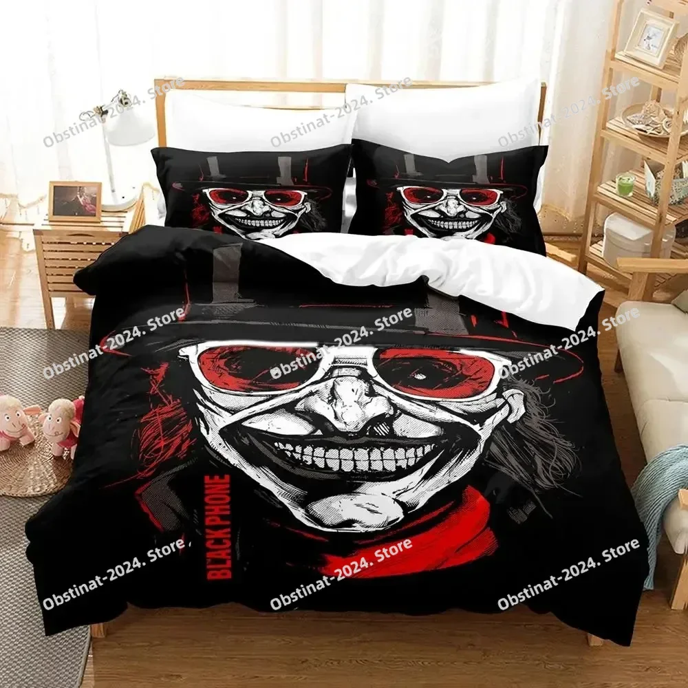 Horror Movie Black Phone Bedding Set Boys Girls Twin Queen Size Duvet Cover Pillowcase Bed Kids Adult Fashion Home Textileextile
Horror Movie Black Phone Bedding Set Boys Girls Twin Queen Size Duvet Cover Pillowcase Bed Kids Adult Fashion Home Textileextile
