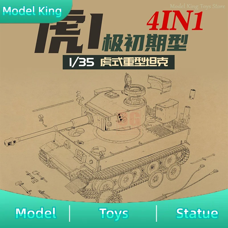 НОВЫЙ собранный боевой автомобиль TAKOM 2197 1/35 тигр тяжелый танк очень начальный 4в1 сборный комплект пластиковая Коллекционная модель игрушки подарки
НОВЫЙ собранный боевой автомобиль TAKOM 2197 1/35 тигр тяжелый танк очень начальный 4в1 сборный комплект пластиковая Коллекционная модель игрушки подарки