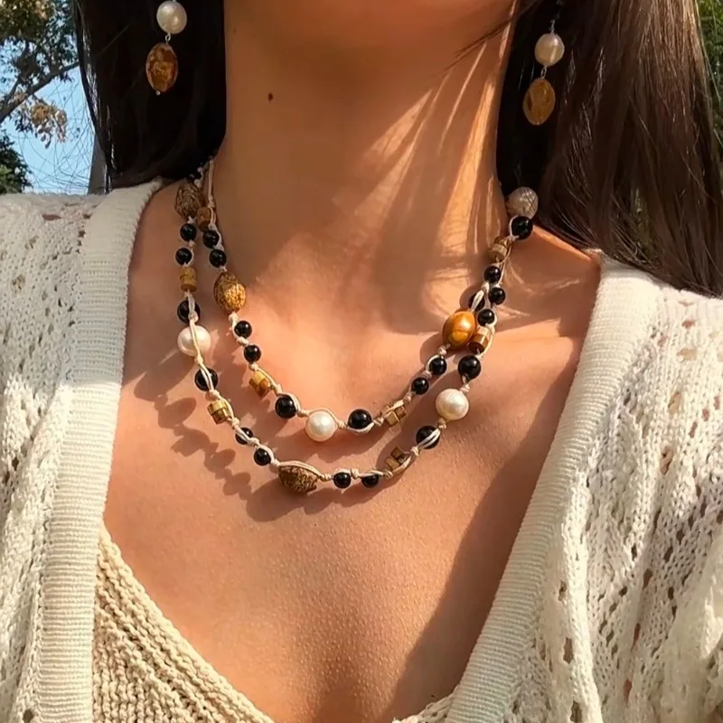 Retro Natural Stone Necklace Niche Light Luxury Vacation High-end Temperament Long Stacked Wearing High-end Versatile Waist Chai
Retro Natural Stone Necklace Niche Light Luxury Vacation High-end Temperament Long Stacked Wearing High-end Versatile Waist Chai