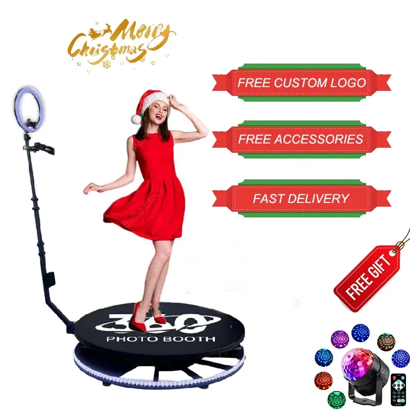 Promotional Fashion Metal 115CM Selfie 360 Booth With Ring Light Photo Booth Machine Ipad Smartphone Custom Video Photo Booth
Promotional Fashion Metal 115CM Selfie 360 Booth With Ring Light Photo Booth Machine Ipad Smartphone Custom Video Photo Booth