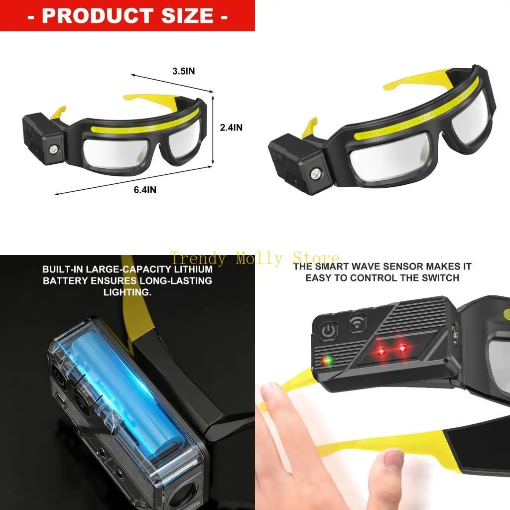 N5KB Rechargeable Headlight 5 Mode Multifunction LED Headlamp Glasses Flash Option
N5KB Rechargeable Headlight 5 Mode Multifunction LED Headlamp Glasses Flash Option
