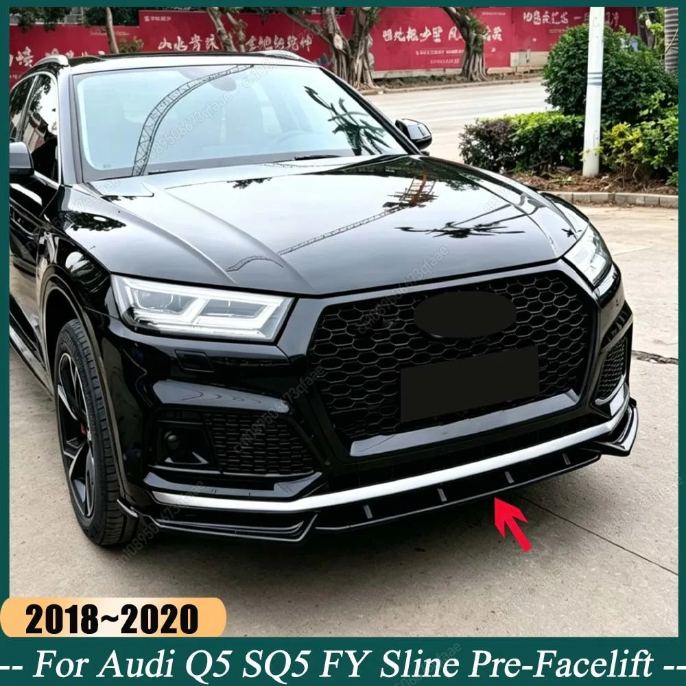 Car Front Bumper Lip Spoiler Diffuser Splitter For Audi Q5 FY Sline SQ5 2.0TFSI 3.0TFSI 2018 To 2020 Gloss Black Body Kit Tuning
Car Front Bumper Lip Spoiler Diffuser Splitter For Audi Q5 FY Sline SQ5 2.0TFSI 3.0TFSI 2018 To 2020 Gloss Black Body Kit Tuning