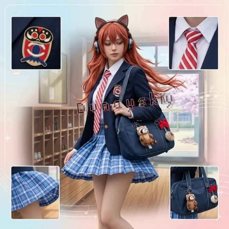 British Style School Uniform Cosplay Chiyu Tamade Anime Game BanG Dream Plaid Skirt JK Plaid Skirt Tie Wigs Jirai Kei Halloween
British Style School Uniform Cosplay Chiyu Tamade Anime Game BanG Dream Plaid Skirt JK Plaid Skirt Tie Wigs Jirai Kei Halloween