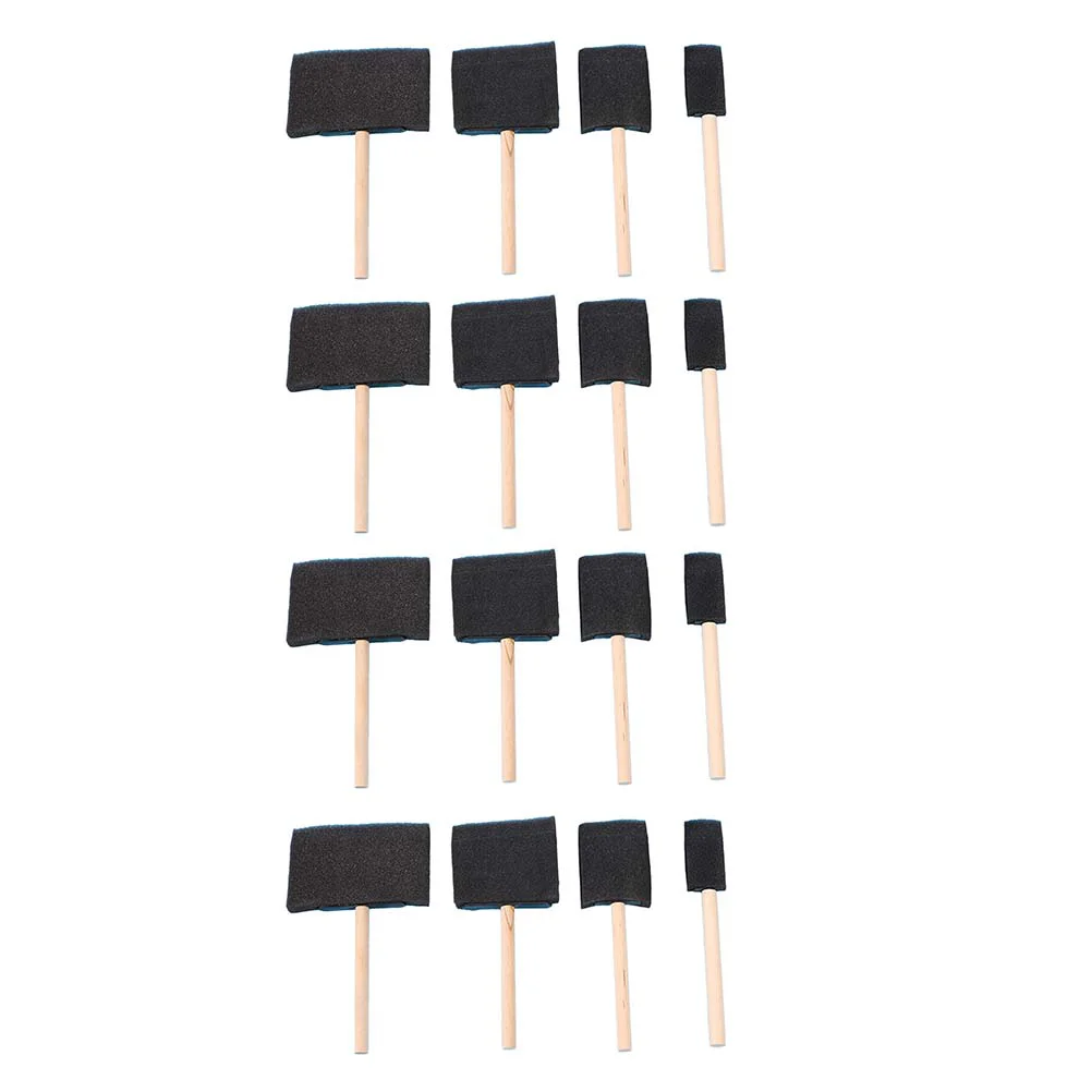 16 Pcs Wooden Handle Supplies Sponge Brush Paintbrushes Foam for Varnish Project
16 Pcs Wooden Handle Supplies Sponge Brush Paintbrushes Foam for Varnish Project