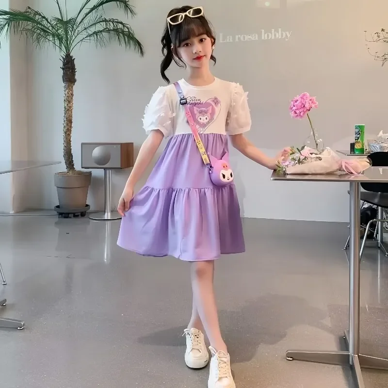 Kawaii детское платье Kuromi MINISO аниме милая девочка летние с коротким рукавом модные Универсальные украшения бабочки платье принцессы
Kawaii детское платье Kuromi MINISO аниме милая девочка летние с коротким рукавом модные Универсальные украшения бабочки платье принцессы