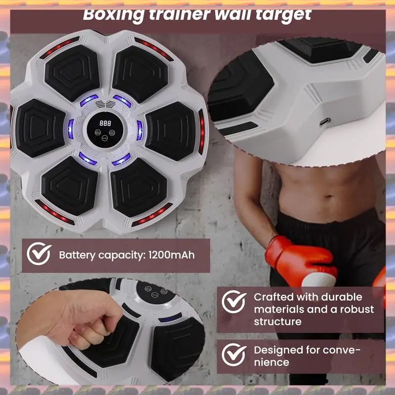 ABML Music Boxing Machine Boxing Training Smart Boxing Game For Kids Adults Home Exercise Equipment 
ABML Music Boxing Machine Boxing Training Smart Boxing Game For Kids Adults Home Exercise Equipment