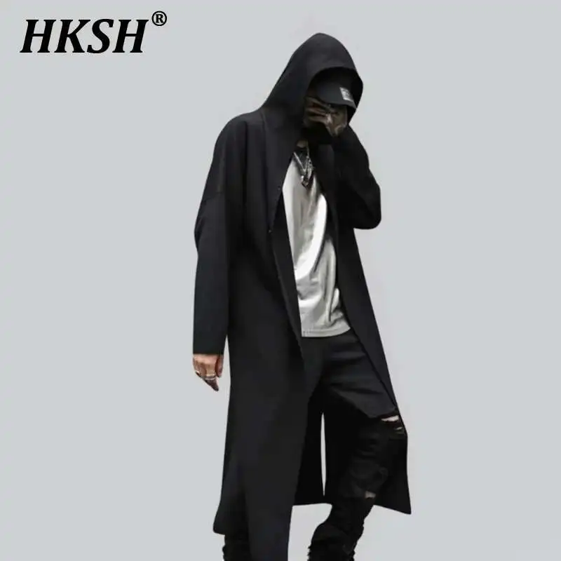 HKSH Spring Autumn New Men Tide Darkwear Halloween Cosplay Windbreaker Cloak Wizard Witch Punk Fashion Hooded Chic Trench HK4020
HKSH Spring Autumn New Men Tide Darkwear Halloween Cosplay Windbreaker Cloak Wizard Witch Punk Fashion Hooded Chic Trench HK4020