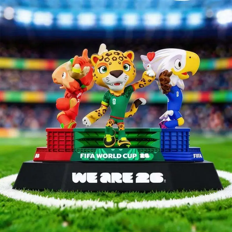FIFA 2026 World Cup mascot plastic doll rotating combination figure tabletop ornament
FIFA 2026 World Cup mascot plastic doll rotating combination figure tabletop ornament