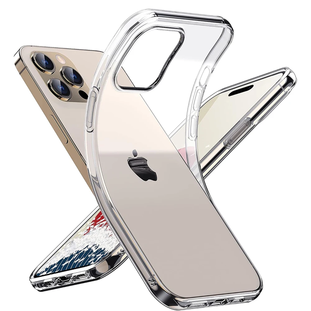 Shockproof Silicone Phone Case For iPhone 16E 16 15 14 13 12 11 Pro Max Plus Mini Ultra Thin Soft Back Cover Clear Shell Coque**
Shockproof Silicone Phone Case For iPhone 16E 16 15 14 13 12 11 Pro Max Plus Mini Ultra Thin Soft Back Cover Clear Shell Coque**