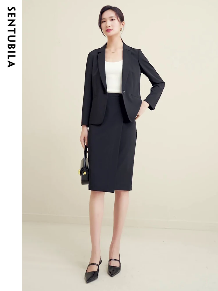 SENTUBILA Women's Business Work Blazer Suits 2024 Autumn Matching Sets Two Piece Dress Skirt Sets for Women Elegant Outfits
SENTUBILA Women's Business Work Blazer Suits 2024 Autumn Matching Sets Two Piece Dress Skirt Sets for Women Elegant Outfits
