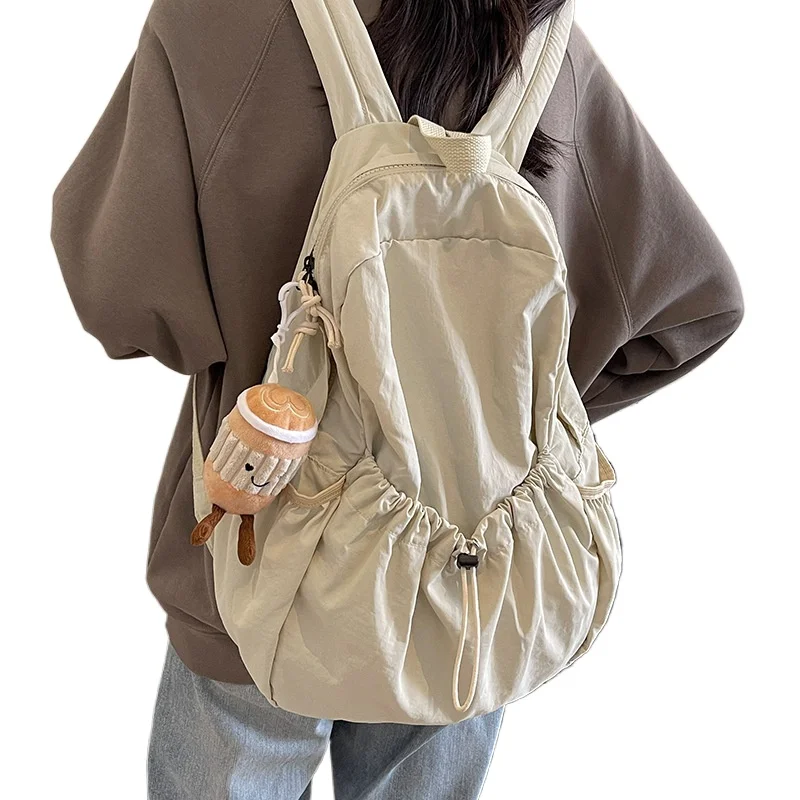 Large-capacity solid color student bags 2025 new hundreds of Japanese system shoulder bag female handheld travel backpacks
Large-capacity solid color student bags 2025 new hundreds of Japanese system shoulder bag female handheld travel backpacks