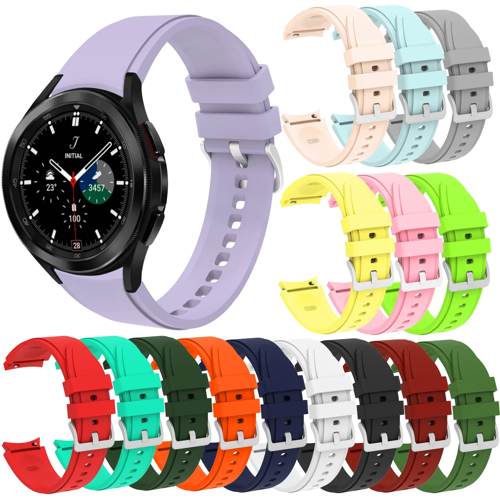 Ремешок силиконовый для часов Samsung Galaxy Watch 6/5/4 44 мм 40 мм 5 Pro 45 мм, браслет для часов 4 6 Classic 42 46 мм 43 мм 47 мм
Ремешок силиконовый для часов Samsung Galaxy Watch 6/5/4 44 мм 40 мм 5 Pro 45 мм, браслет для часов 4 6 Classic 42 46 мм 43 мм 47 мм