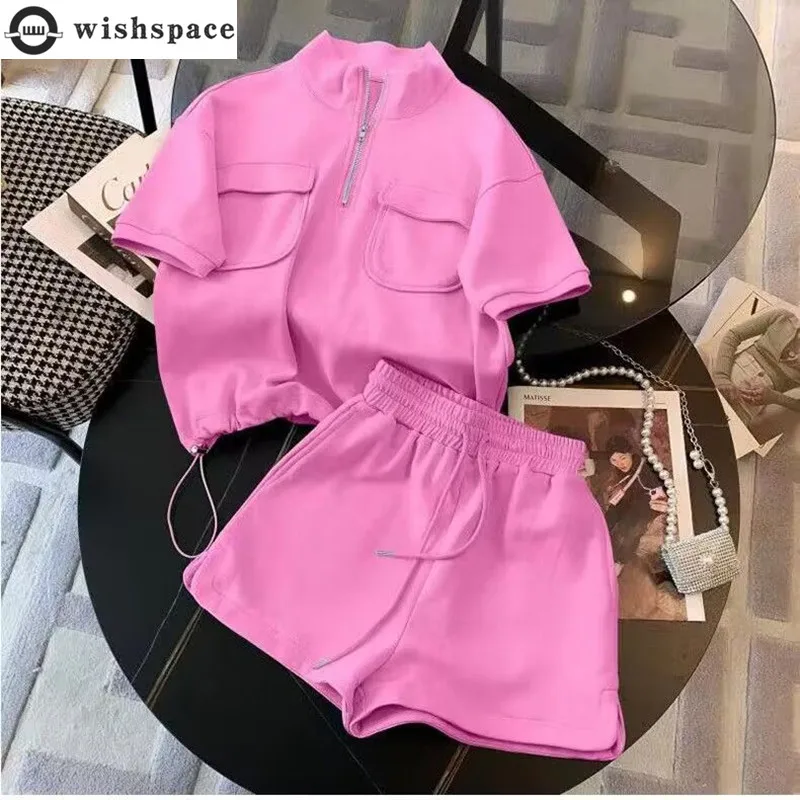 Leisure Sports Set for Women in Spring and Summer Korean Version New Fashionable and Stylish Casual Shorts Two-piece Set
Leisure Sports Set for Women in Spring and Summer Korean Version New Fashionable and Stylish Casual Shorts Two-piece Set