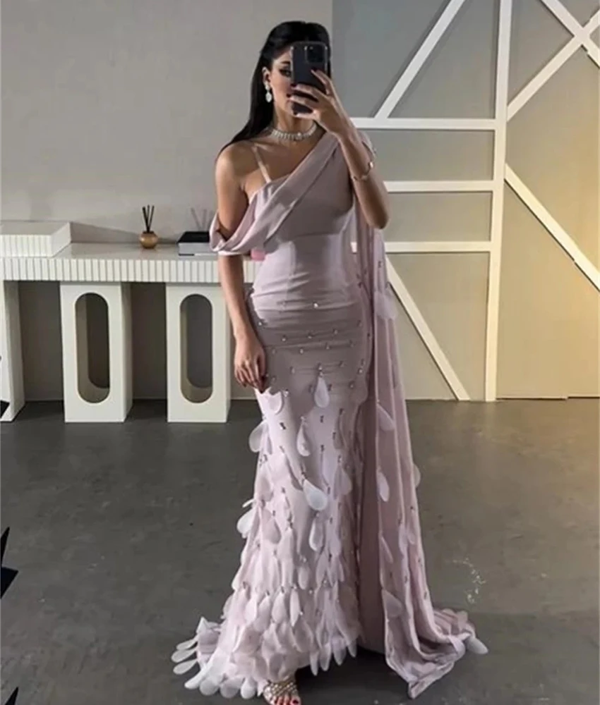 Customized Graceful Jersey Mermaid One Shoulder Crystal Flowers Evening Dress High Quality Sleeveless فساتين سهرة
Customized Graceful Jersey Mermaid One Shoulder Crystal Flowers Evening Dress High Quality Sleeveless فساتين سهرة