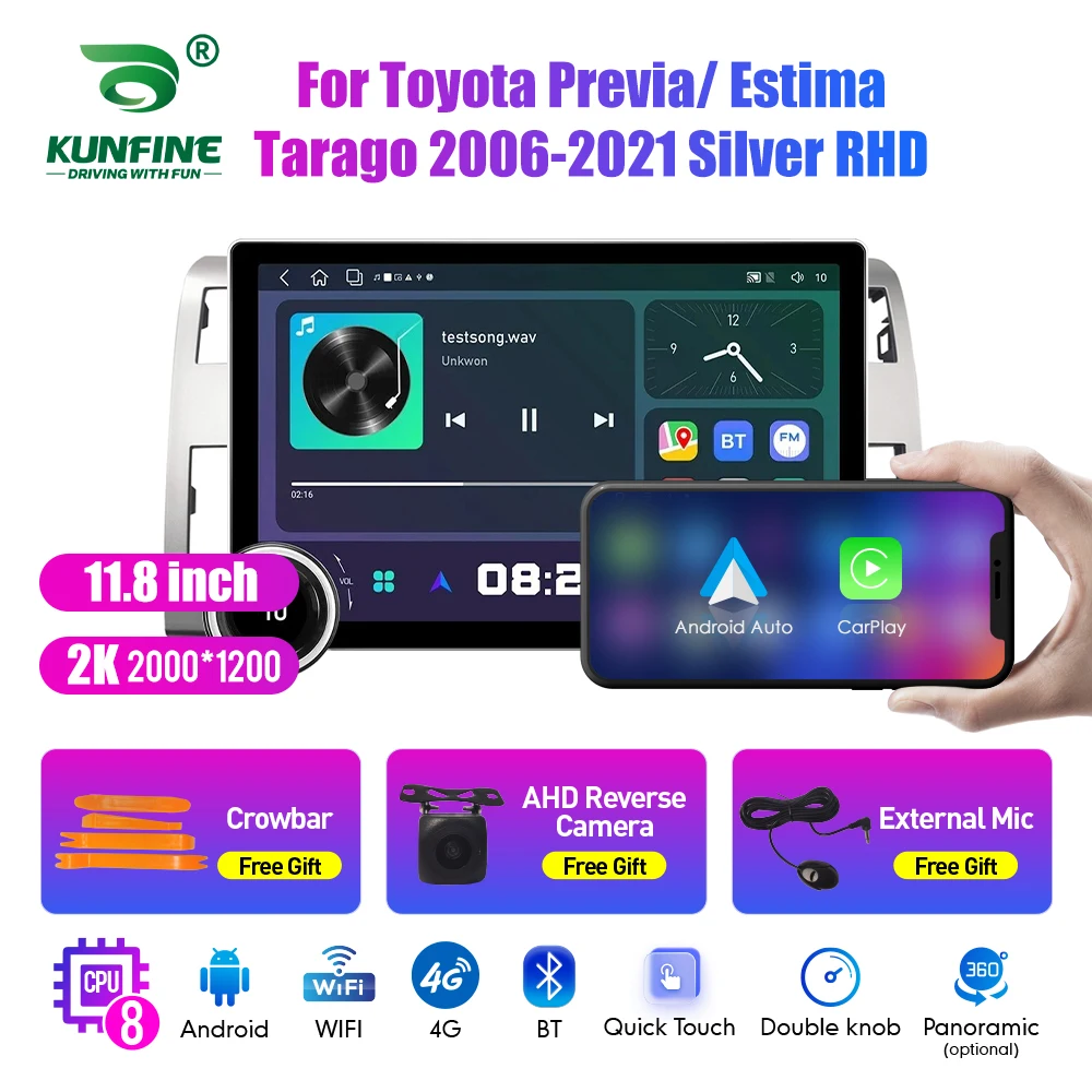 11.8 Inch 2K Double Knobs 2 Din Car Radio For Honda Tarago 2006-2021 Car Radio DVD Multimedia Video Player Android Auto Carplay
11.8 Inch 2K Double Knobs 2 Din Car Radio For Honda Tarago 2006-2021 Car Radio DVD Multimedia Video Player Android Auto Carplay