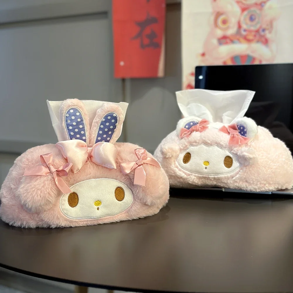 Милая плюшевая коробка для салфеток My Melody, креативная бумажная коробка для рисования, общежитие, женский дом, гостиная, настольная коробка для салфеток для девочек
Милая плюшевая коробка для салфеток My Melody, креативная бумажная коробка для рисования, общежитие, женский дом, гостиная, настольная коробка для салфеток для девочек