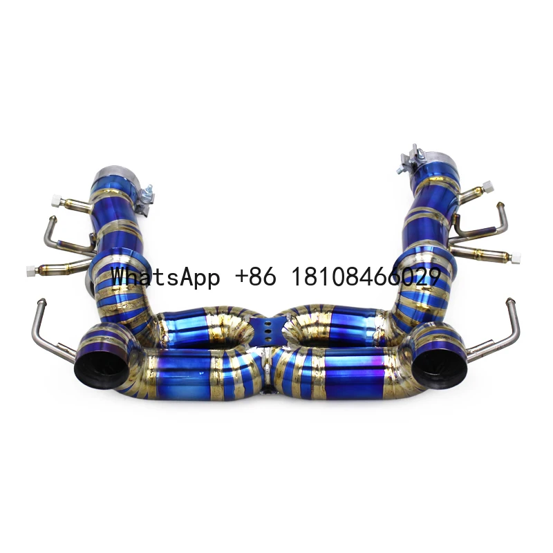 Factory Race Catback for Ferrari SF90 3.9T V8 2019-2023 Titanium Straight X Pipe Rear Axle Back Escape F1 Exhaust System
Factory Race Catback for Ferrari SF90 3.9T V8 2019-2023 Titanium Straight X Pipe Rear Axle Back Escape F1 Exhaust System
