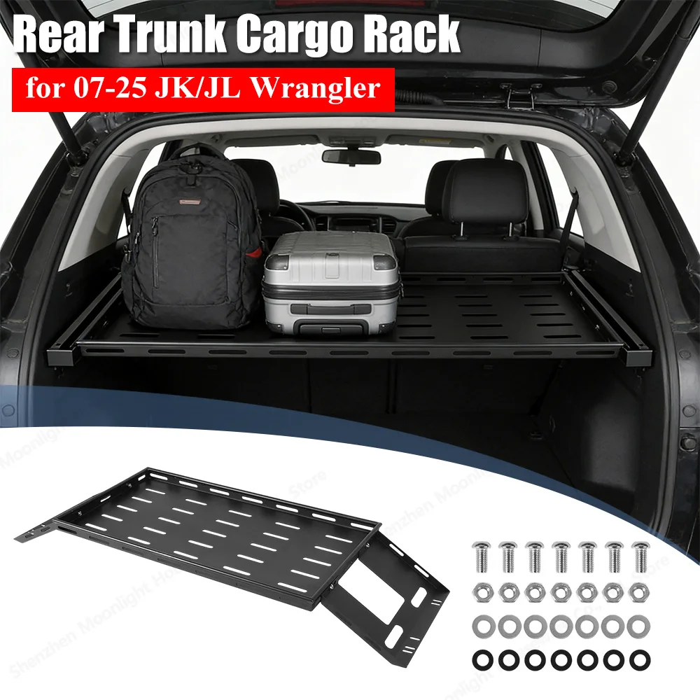 For 07-25 JK/JL Wrangler Auto Luggage Rack Wear Resist Cargo Carrier Frame Anti-Scratch Metal Trunk Storage Tray Car Accessories
For 07-25 JK/JL Wrangler Auto Luggage Rack Wear Resist Cargo Carrier Frame Anti-Scratch Metal Trunk Storage Tray Car Accessories