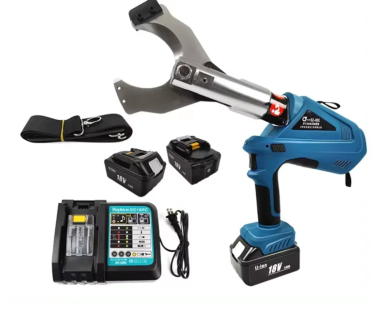 EZ-85C 85mm Electric cordless cable cutter Hydraulic battery cable cutting machine
EZ-85C 85mm Electric cordless cable cutter Hydraulic battery cable cutting machine
