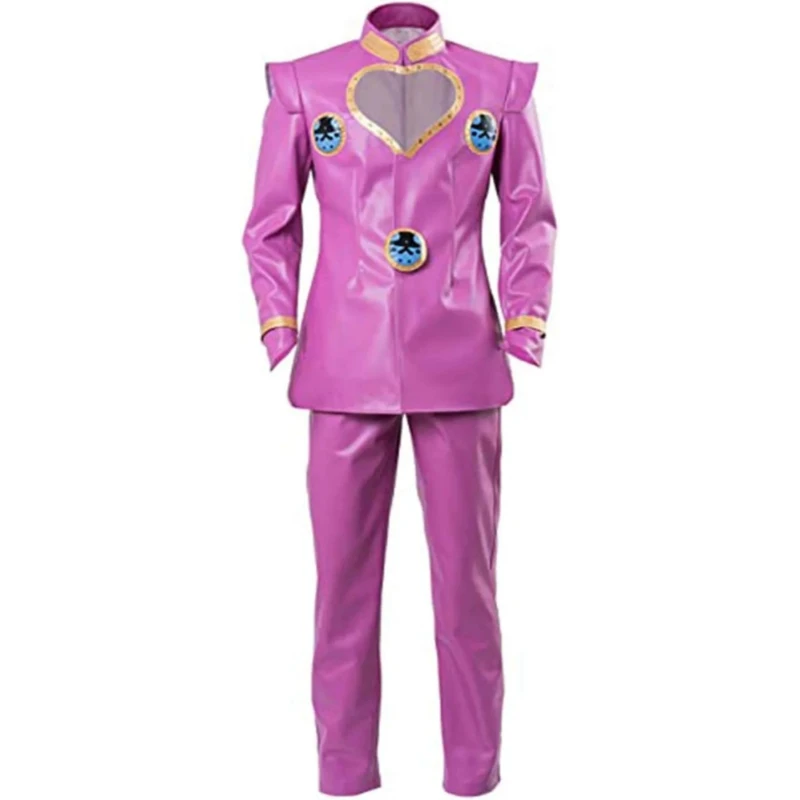 Fulujiacos Giorno Giovanna Halloween Cosplay Costume Full Set Suit Jacket Outfit Uniform Pink
Fulujiacos Giorno Giovanna Halloween Cosplay Costume Full Set Suit Jacket Outfit Uniform Pink
