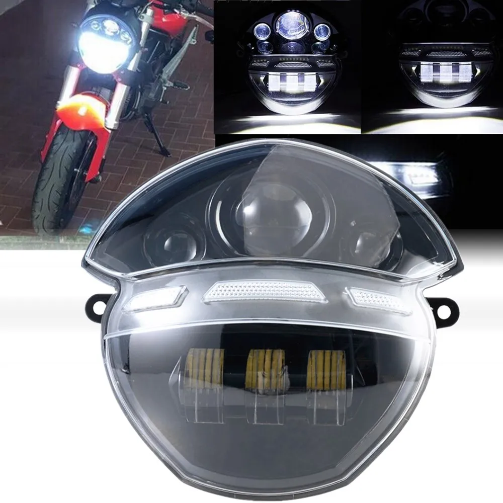 Motorcycle Led Headlight For Ducati Monster 696 795 796 1100 1100S Accessories Front Led Hi Low DRL Head Lights Assembly
Motorcycle Led Headlight For Ducati Monster 696 795 796 1100 1100S Accessories Front Led Hi Low DRL Head Lights Assembly