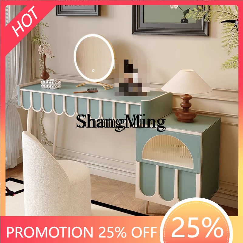 FG bedroom modern simple mirror chest integrated storage desk small makeup table
FG bedroom modern simple mirror chest integrated storage desk small makeup table