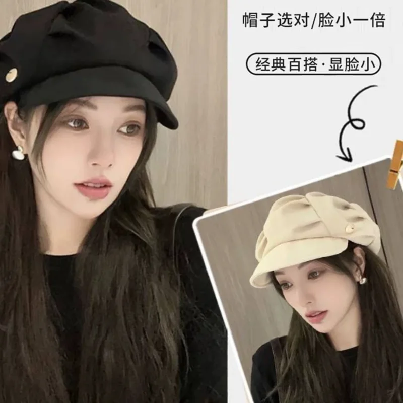 Новая шапка-берет Cloud Beret, повседневная и универсальная, визуально уменьшает лицо, подходит для девушек для ношения во время шоппинга и путешествий.
Новая шапка-берет Cloud Beret, повседневная и универсальная, визуально уменьшает лицо, подходит для девушек для ношения во время шоппинга и путешествий.