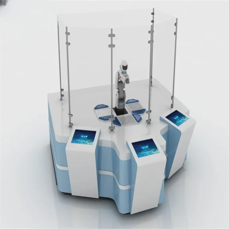 CustomCustom Science and Technology Museum Exhibition Hall Intelligent Chess Robot Man-Machine Game Puzzle Chess Robot
CustomCustom Science and Technology Museum Exhibition Hall Intelligent Chess Robot Man-Machine Game Puzzle Chess Robot