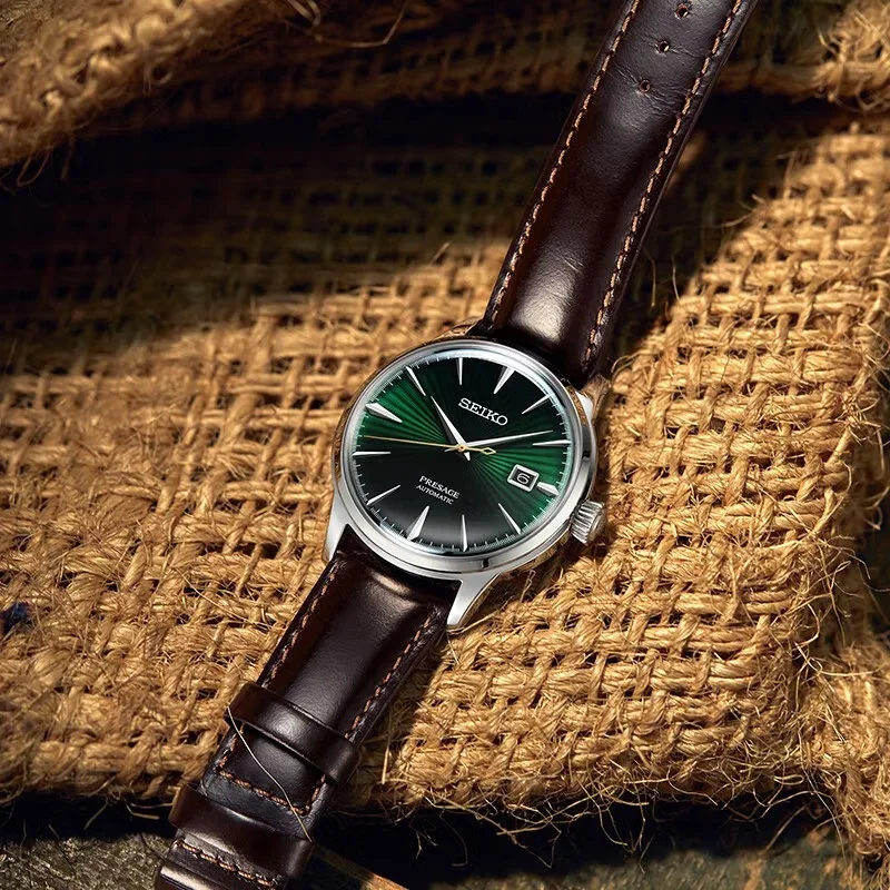 Оригинальные японские часы Seiko, автоматические механические водонепроницаемые часы для мужчин
Оригинальные японские часы Seiko, автоматические механические водонепроницаемые часы для мужчин