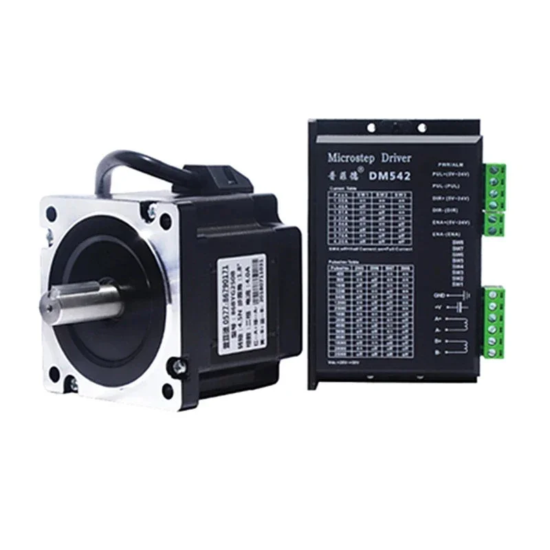 Nema 34 Stepper Motor Kit 86 4.5N.m 86BYG250B-80 +Servo Driver DM542 for 3D printer
Nema 34 Stepper Motor Kit 86 4.5N.m 86BYG250B-80 +Servo Driver DM542 for 3D printer