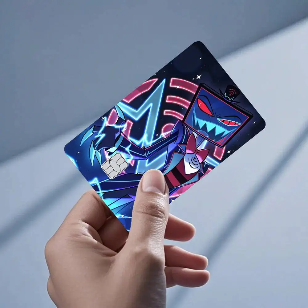 Icon Vox H-Hazbin Hotel 4pcs 1Set Film Skin for Debit Credit Bank Visa Card Decal Cover
Icon Vox H-Hazbin Hotel 4pcs 1Set Film Skin for Debit Credit Bank Visa Card Decal Cover