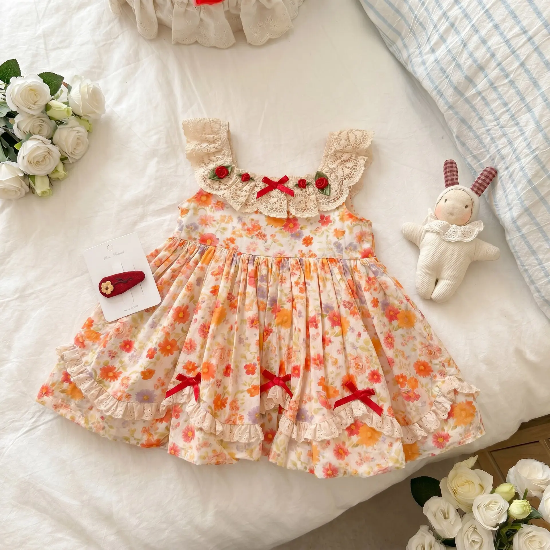 Girls' Summer Vacation Floral Princess Dress 2026 New Style Children's Baby Stylish Super Beautiful Vest Dress Thin
Girls' Summer Vacation Floral Princess Dress 2026 New Style Children's Baby Stylish Super Beautiful Vest Dress Thin